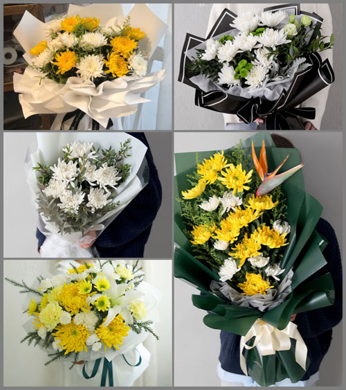广东潮州市潮安区东凤镇龙甲村白事花束代送